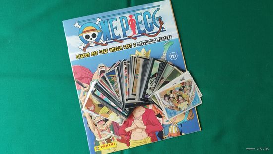Альбом для наклеек PANINI One Piece и полный сет наклеек