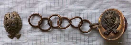 Застёжка на плащь чиновника РИ ,редкость