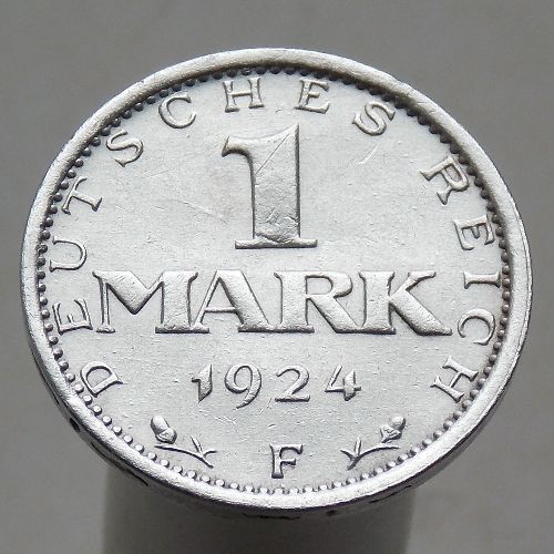 Германия 1 марка 1924 F