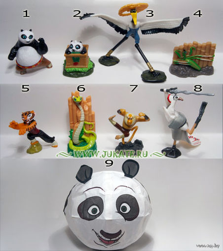 Игрушки из м/ф "Кунг-фу Панда - 2"