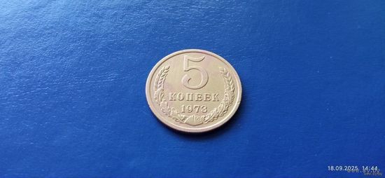 5 копеек 1973 год СССР (Состояние на фото)