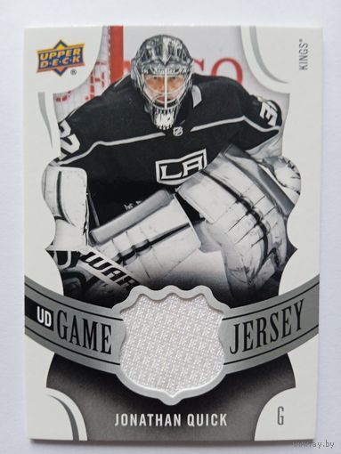 Хоккейная карточка НХЛ джерси Jonathan Quick