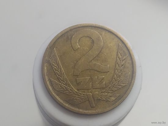 2 злотых Польша 1985 год  лот 42