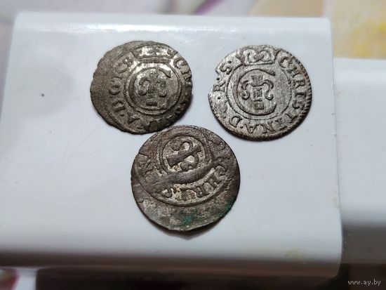 2 солид 1645, 1648, 1652