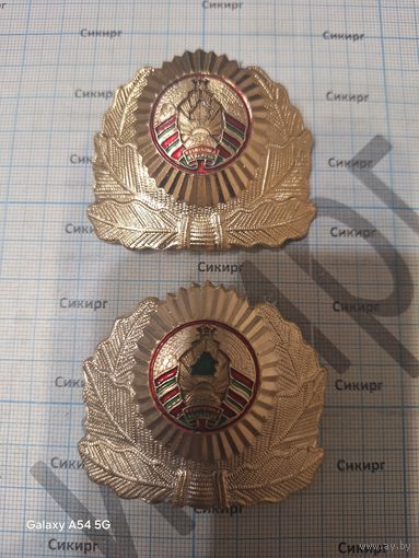 Кокарды МВД и прокуратуры РБ алюминий (за 1 шт.)