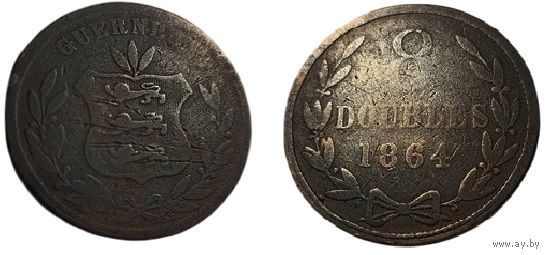 БЕЙЛИВИК ГЕРНСИ. 8 ДУБЛЕЙ 1864.
