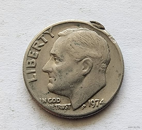 США 1 дайм, 1974