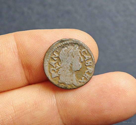 Солид 1664, Вильно, дата с точками, редкий!