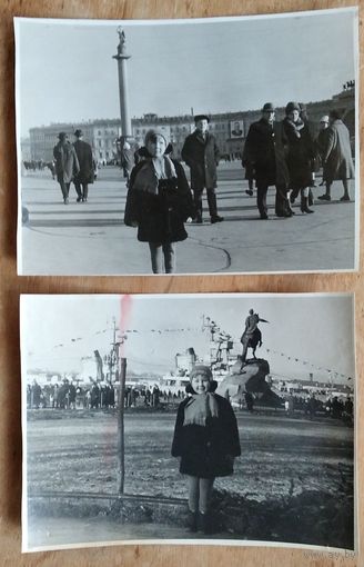 Фото девочки в Ленинграде. 1965 г. 9х12 см. 6 фото. Цена за все.