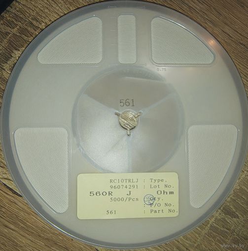 0805. 560 Ом. Катушка 5000 штук. 560Ом. Резисторы смд. smd 2012