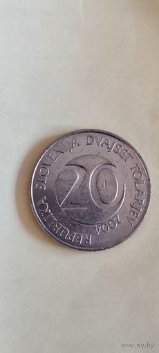 Словения 20 толар 2004