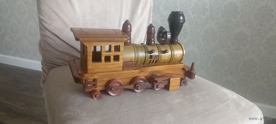 Паровоз винтаж интерьер коллекция с рубля!