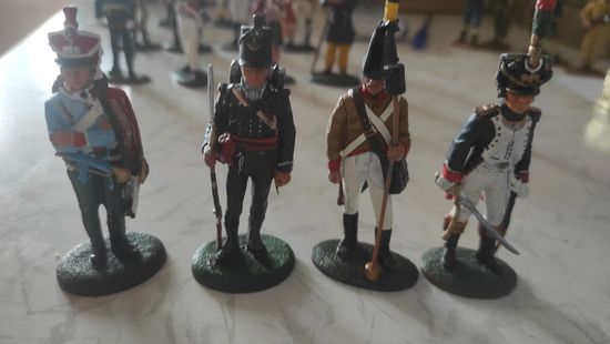 Солдатики. Дель Прадо. Олово.