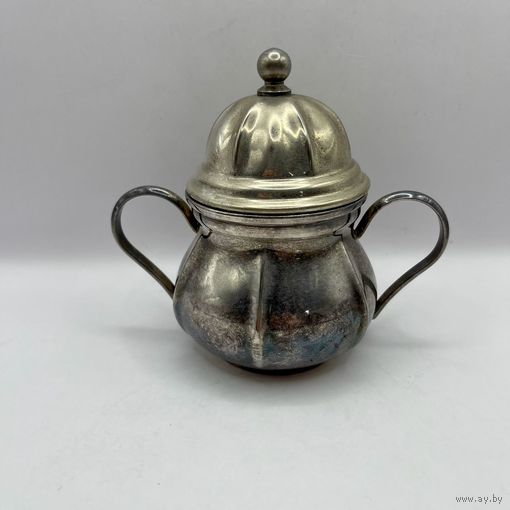 Сахарница посеребренная. Италия. Арт 1893