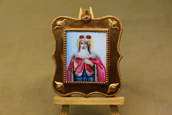 Икона Св. князь Владимир. АУКЦИОН!!! Распродажа коллекции вещей. С РУБЛЯ! АУКЦИОН!