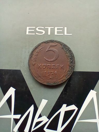 5 копеек 1924 года любителям почистить