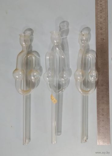 Гидрозатвор стеклянный для брожения вина из СССР