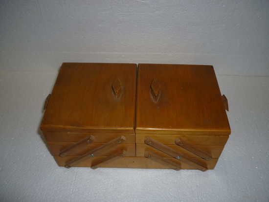 Раскладная Шкатулка Гармошка СССР Дерево