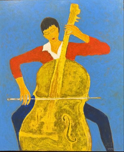 Лисовский А.С "Парижанка", 2026г. Холст, акрил. Размер 60х50 см.