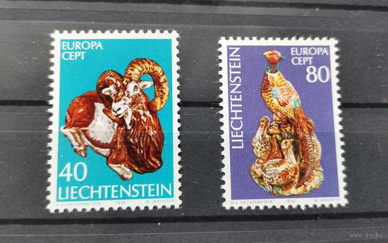 Лихтенштейн 1976г. Марки ЕВРОПА 1976 года Изделия ручной работы.полная серия **