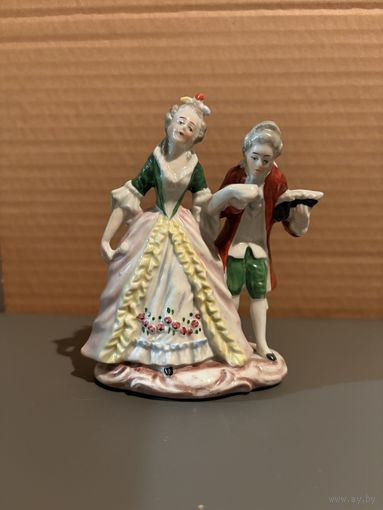 Статуэтка Пара Танец  Германия  антик 1900-e г