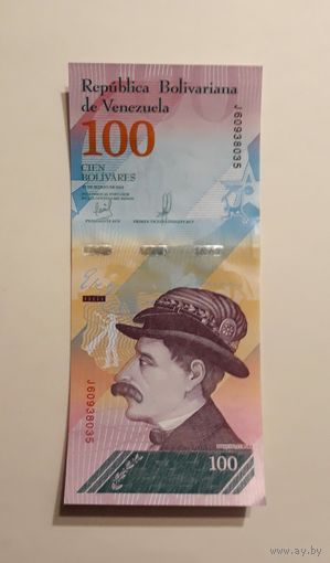 Венесуэла. 100 боливаров 2018 г.