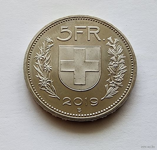 Швейцария 5 франков, 2019