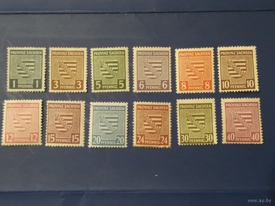 Союзная оккупация. Провинция Саксония. 1945 г.