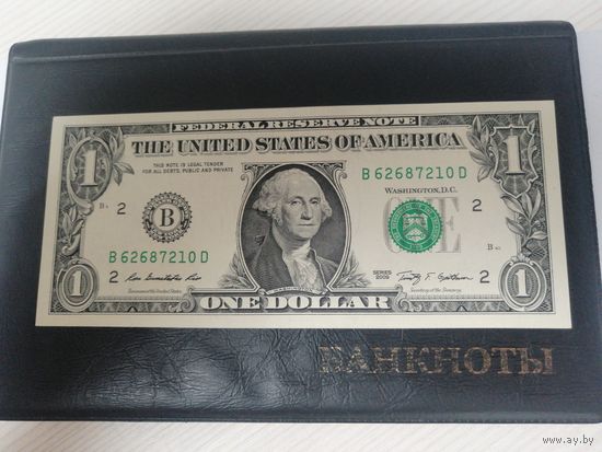 1 доллар США 2009 В