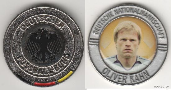 Жетон "Сборная Германии" ФУТБОЛ Oliver Kahn
