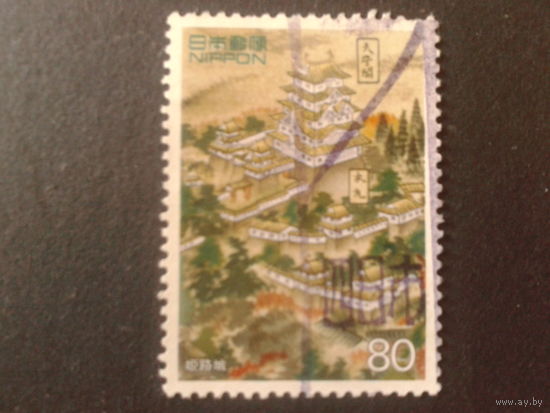Япония 1994 г. Химеи, живопись Масами Такахаши