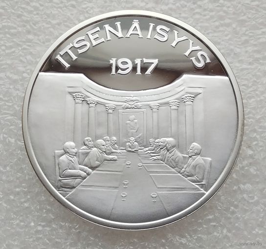 История Финляндии. Независимость 1917 г. Серебро. Проба.