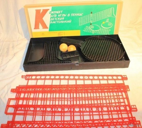 Игрушка Комплект для игры в Теннис СССР 1978г