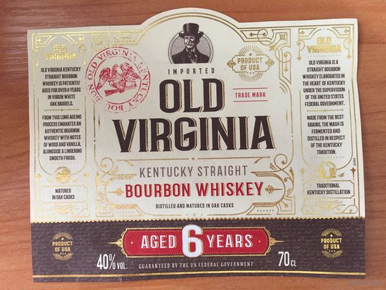 Виски "Old Virginia"