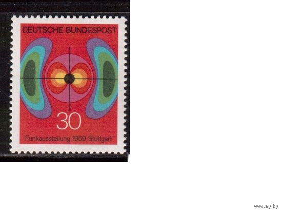 Германия(ФРГ)-1969,(Мих.599), ** , Медицина