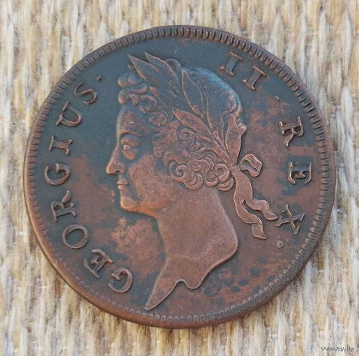 Ирландия 1 пени 1775 года. Предложи свою цену или обмен!