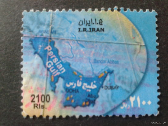 Иран 2007 карта, большой номинал