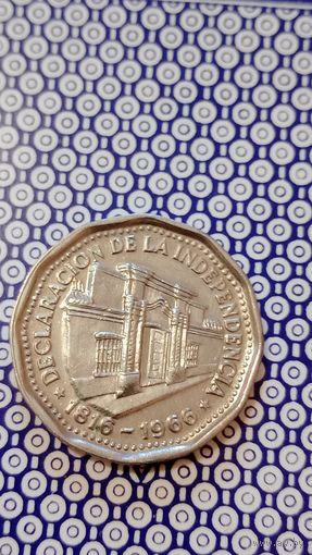 Аргентина 10 песо 1966 декларация независимости 150 лет