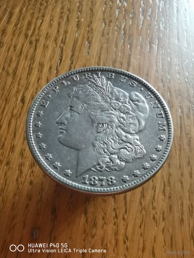 1 доллар США 1878 года матовый рельеф самая привлекательная цена трёхдневный аукцион
