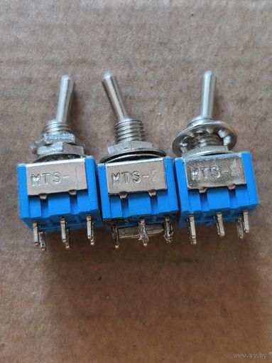 Переключатель, MTS-203 A-2, Тумблер ON-OFF-ON (3A 250VAC)