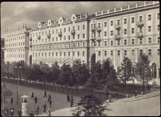 1953 год Минск Новые дома на улице Ленина