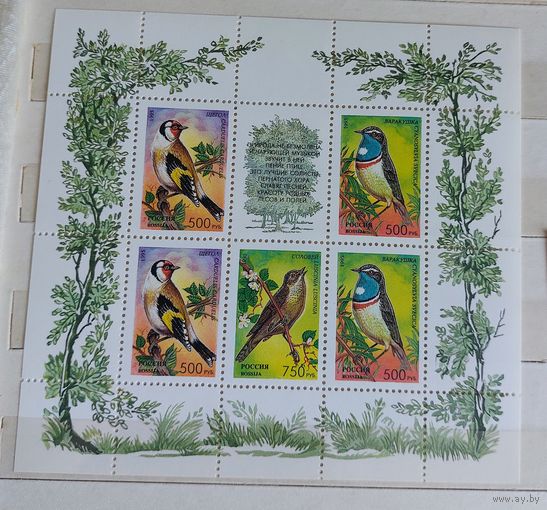 Россия 1995 Птицы