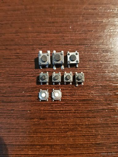 Тактовый переключатель SMD   (Сборный, 9 шт.)