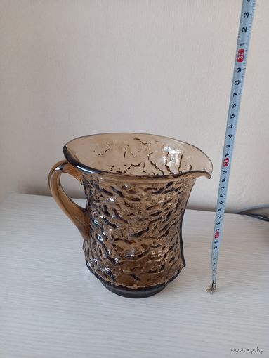 Кувшин СССР,  цветное стекло
