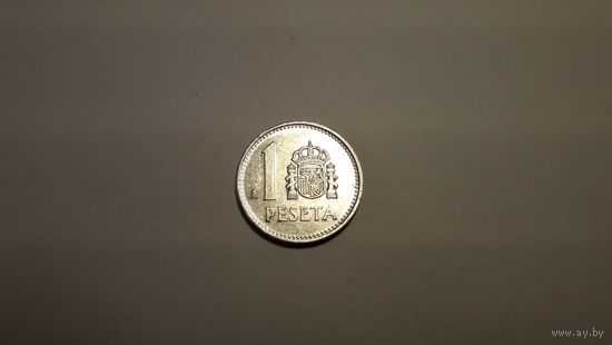 1 песета 1986 г. Испания. Внимательно читайте объявление.