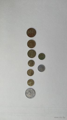 Монеты разные