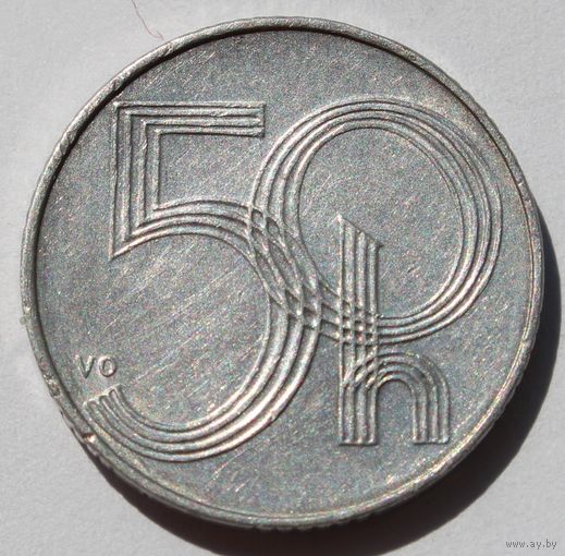 Чехия 50 геллеров, 1997 г.