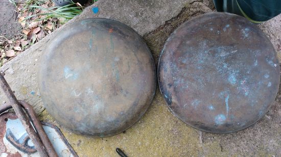 Чаши для антикварных весов,комплект,есть клейма,в хорошем состоянии