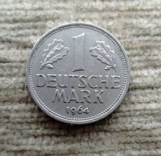 Werty71 Германия ФРГ 1 марка 1964 J