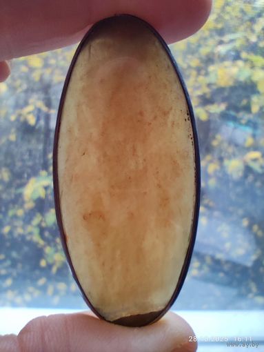 Брошь 84 проба камень